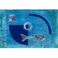 thumbnail image 2 of Haase, Andrea 14x11 Gold Ornate Wood Framed with Double Matting Museum Art Print Titled - Calm Sea, 2 of 4