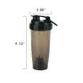 thumbnail image 3 of Athletic Works 24oz Black Shaker Bottle - Tritan, BPA-Free, Leak-Proof, 3 of 7