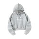 thumbnail image 4 of Sudaderas con capucha para mujer, jersey con cordón, ropa deportiva cómoda, ropa de gimnasio de moda L, 4 of 8