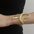 thumbnail image 3 of AOOOWER Gothic Snake Shaped Open Bracelet for Men and Women Punk Style Jewelry Gift, 3 of 12