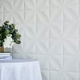 thumbnail image 3 of BalsaCircle 10 Pieces 28" White Self Adhesive Diamond Foam Wall Panels Backdrop Banquet, 3 of 6