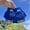 Blue, variant on 4 Pairs Convertible Fingerless Gloves Knit Glove with Mitten Cover for Kids aged 5-10Year