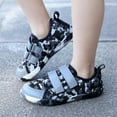 thumbnail image 6 of Stepedia Boys Girls Shoes Little/Big Kid Wide Barefoot Walking Tennis Sneakers, Camo Gray, 6 of 6