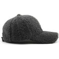 thumbnail image 4 of LinYooLi Winter Baseball Cap for Women Lamb Wool Solid Color Warm Visor Teddy Fleece Hat for Outdoor Travel Adjustable, 4 of 5