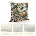 thumbnail image 4 of JRXY Vintage Bird Floral Pillow Covers Pink Green Yellow Flower Leaves Decorative Throw Pillows For Couch Chinoiserie Cases Farmhouse Home Decor Sofa Bed Porch Outdoor White, 4 of 5
