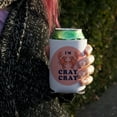 thumbnail image 3 of I'm Cray Cray Crazy Crayfish Funny Humor Can Cooler - Drink Sleeve Hugger Collapsible Insulator - Beverage Insulated Holder, 3 of 4