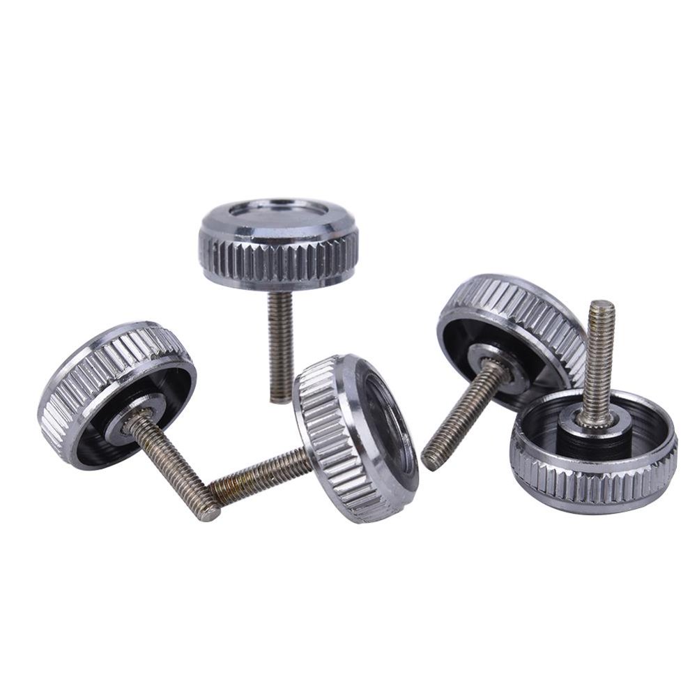 OTVIAP 5pcs 2 Colors Aluminum Alloy M3 Threaded Fishing Spinning Reel