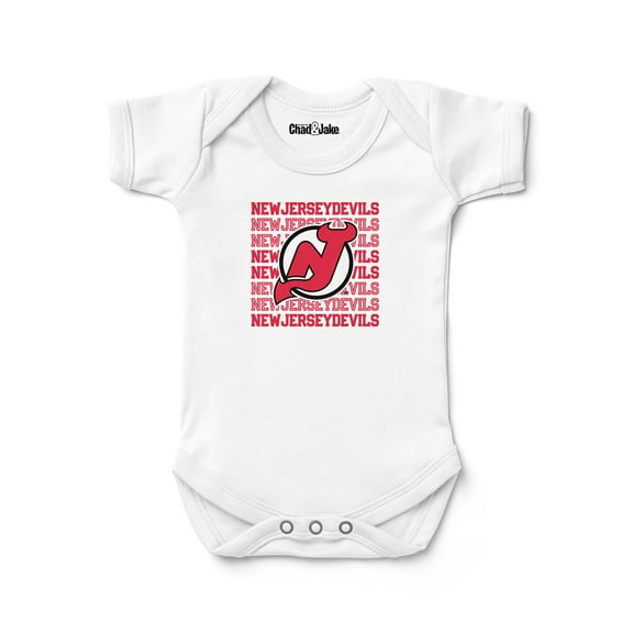 Newborn & Infant Chad & Jake White New Jersey Devils Retro Bodysuit
