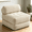 Beige, variant on Ultra-Soft Corduroy Convertible Sofa Bed, 3-in-1 Multi-Functional Folding Sleeper Chair for Small Space, No Assembly Required, Beige