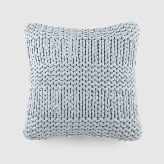 Comfort Canopy Cozy Chunky Knit Decor Throw Pillow Cover, 20" x 20"