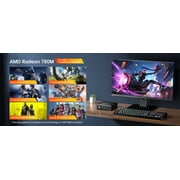 Mini PC with AMD Ryzen 7 8845HS, Upto 5.1GHz, Desktop Computer with 32G DDR5, 512G PCIE4.0 SSD, Windows 11 Pro, HDMI/USB-C, 4K Triple Display, Radeon 780M Graphics, 2.5Gbps LAN, WiFi6E, VESA