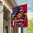 thumbnail image 3 of Flags Proud Kyrgyzstani American Flag Ripped flag Kyrgyzstan strong House Flag, Double-Sided Decorative Outdoor Flag, Patriotic Polyester Yard Flag 29.5 x 39.5 in, 3 of 5