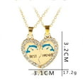thumbnail image 3 of PVCS Mode Frais Meilleurs Amis Collier de Clavicule Bijoux pour Femmes, 3 of 8