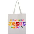 thumbnail image 3 of Inktastic Jelly Bean Jesus Tote Bag, 3 of 4