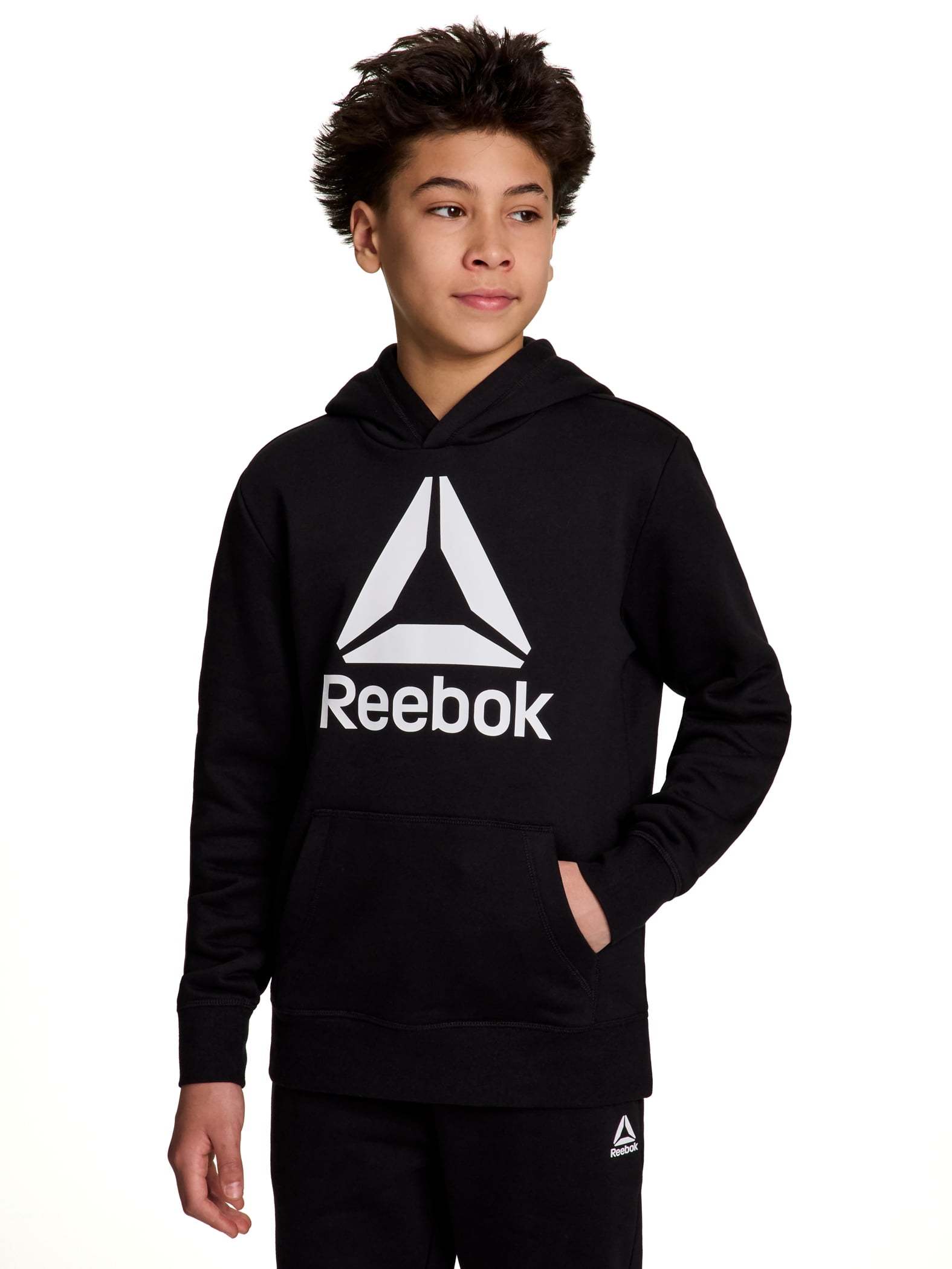 Reebok Kid's Unisex Game Day Fleece Hoodie, Sizes 4-18