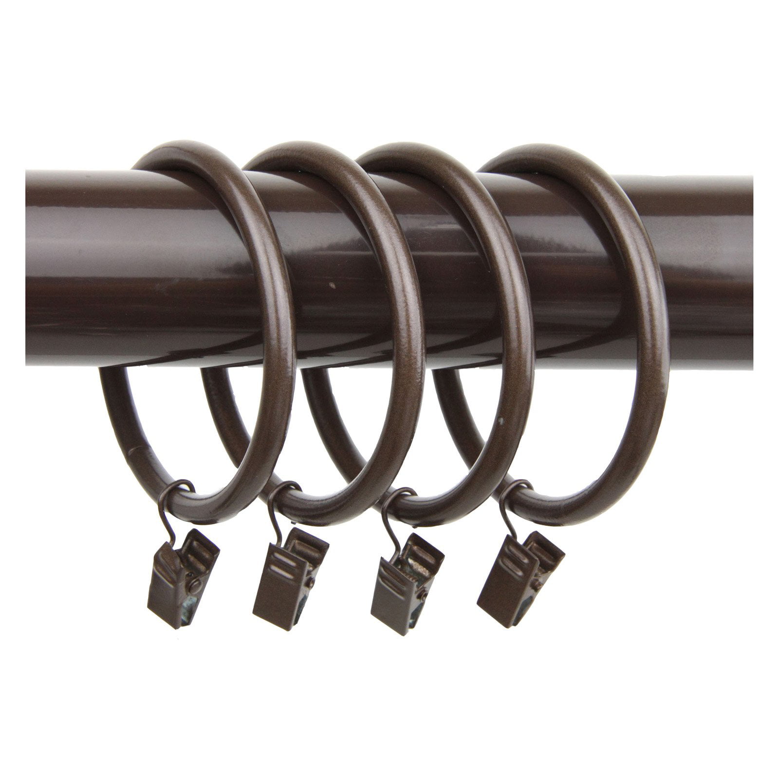 20x METAL 20mm INNER DIAMETER CURTAIN RINGS Hoop Fits 16mm Curtain Pole Rod Rail 