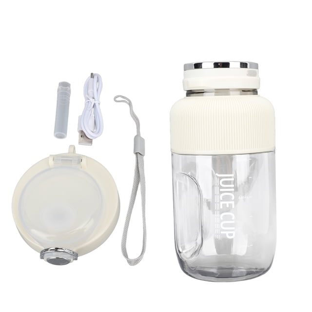 Mini exprimidor portátil inalámbrico recargable de 1,2 l, licuadora multifuncional para viajes, camping, gimnasio y oficina.