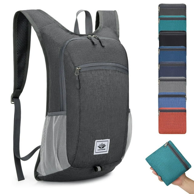 Mochila de senderismo DOJUNS 15L plegable y ligera para mujeres y hombres