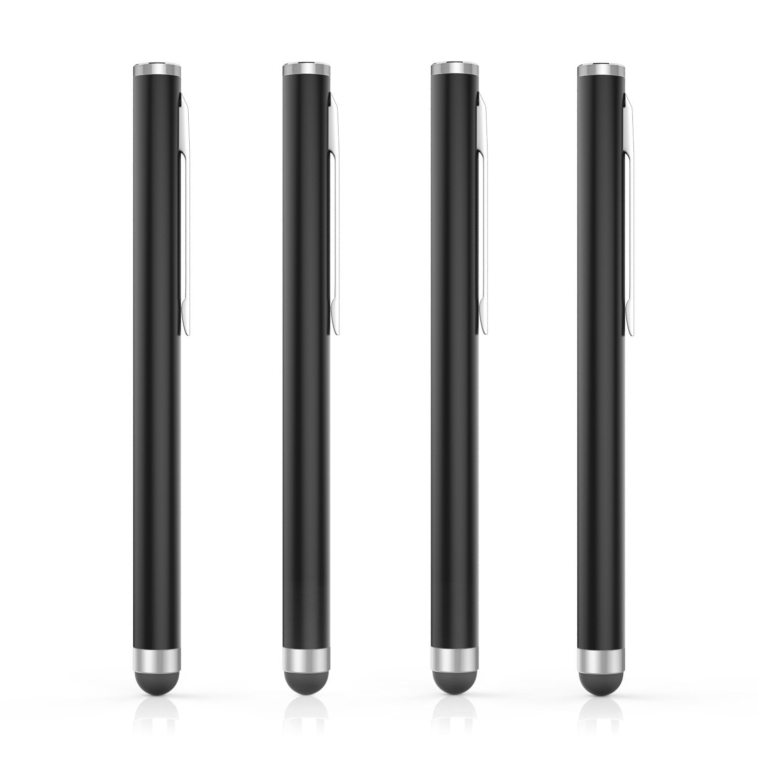 moko rubber tip stylus(4 pcs), universal 8mm high-precision pen, for touch screen devices 