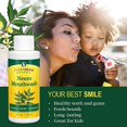 thumbnail image 3 of TheraNeem Neem Mouthwash, Herbal Mint | Freshens Breath, Supports Healthy Gums and Teeth | Vegan | Travel Size, 2oz, 3 of 3