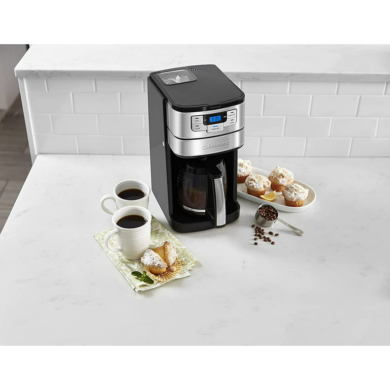 Cuisinart Single Serve Coffee Maker + Coffee Grinder, 48-Ounce Removable Reservoir, Black