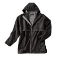 thumbnail image 1 of Charles River Apparel Men's New Englander Waterproof Rain Jacket (Reg & Ext Sizes), Black/Grey, XL, 1 of 2