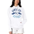 thumbnail image 4 of Women's G-III 4Her by Carl Banks White Kansas City Royals City Graphic Pullover Hoodie, 4 of 5