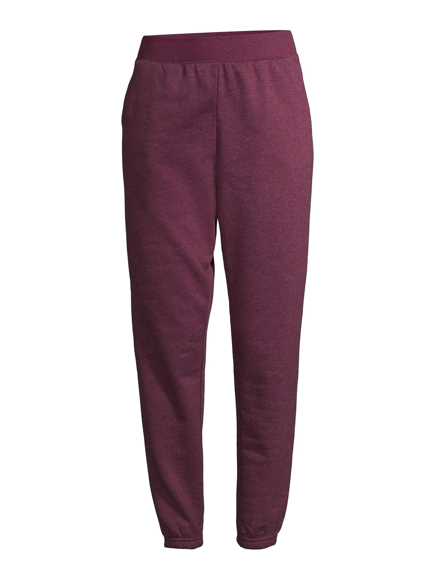 Time and Tru Women's Fleece Straight Leg Sweatpants (Purple, 2XL) 20 :  Clothing, Shoes & Jewelry 