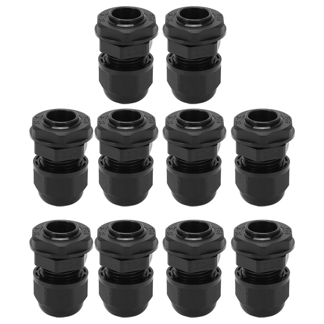 Prensaestopas para cables, 10 unidades Prensaestopas para cables PG Prensaestopas para cables de nailon Grado profesional