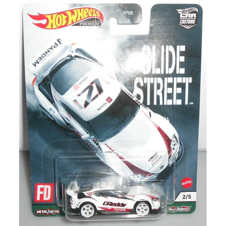 Premium Hot Wheels '20 Toyota GR Supra Slide Street Diecast