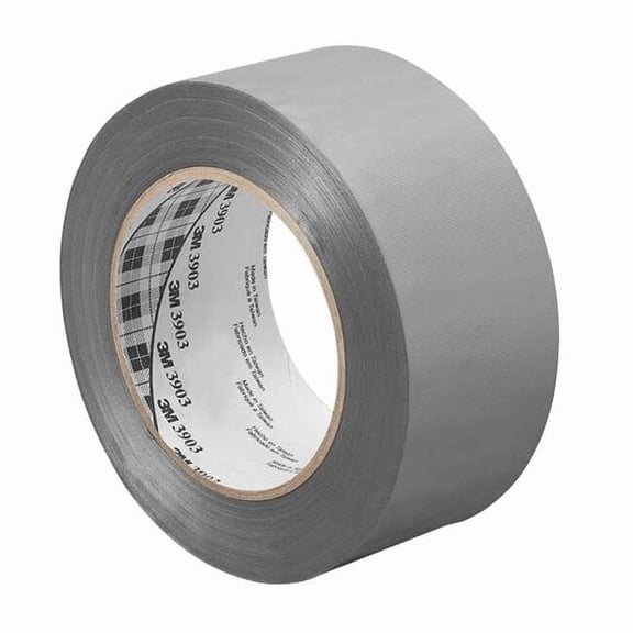 3m Duct Tape, Gray, 50 yd L, 1 in W 1-50-3903-GREY