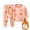 Pink, variant on Toddler Boys Girls Thermal Underwear Set Fleece Lined Base Layer Long Johns Baby Kids Cute Printed Sets Cotton Warm Clothes(4-5 Years)Sky Blue