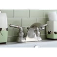 thumbnail image 4 of Kingston Brass KB2628B 4 Inch Center Lavatory Faucet - Satin Nickel, 4 of 9