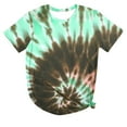 thumbnail image 2 of ALLLIST Womens Tops Clearance Under $10 Crew Neck Short Sleeve Green Tie Dye Casual Printed T-Shirts Ladies Tops and Blouses, 2 of 6