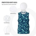 thumbnail image 3 of Sikiie Daisies Flowers Basketball Jersey Reversible Men's Mesh Athletic Sports Shirts Training Practice S-4XL4X-Large, 3 of 6