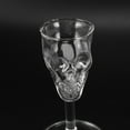 thumbnail image 7 of Crystal Glass Skull Head Goblet Transparent Skull Head Glass Cup Whiskey Champagne Cup, 7 of 7