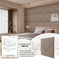 thumbnail image 4 of 4 Packs Acoustic Wall Panels - Self-Adhesive 3D Wood Slat Wall Panel- Peel and Stick Sound Absorbing Panels for Noise Reducing - Feature Wall Decor for Home & Office, 4 of 9