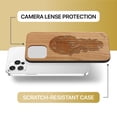 thumbnail image 6 of Case Yard Wooden Case Outside Soft TPU Silicone, Slim Fit Shockproof Wood Protective Phone Cover for Girls Boys Men and Women, Supports Wireless Charging Svarog Design case for iPhone-11-Pro-Max, 6 of 7