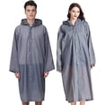 thumbnail image 1 of Pack de 2 Ponchos de Lluvia para Adultos Reutilizables, Impermeables para Mujeres Hombres con Capucha, 1 of 2