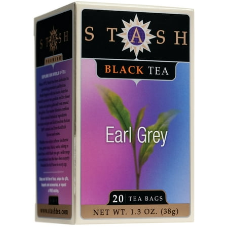 (3 Boxes) Stash Tea Earl Grey Black Tea, 20 Ct, 1.3