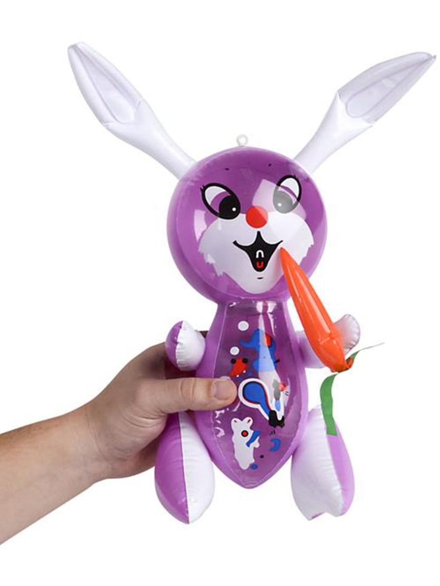Rhode Island Novelty Large 17" Purple Inflatable Easter Bunny Rabbit
