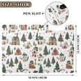 thumbnail image 3 of FORMRS A4 Clipboard Folder with Pen Holder Horizontal Foldable School Office Binder, Brown Christmas House, 3 of 9
