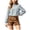 Blue, variant on vigerkar Women's Puff Long Sleeve Flowy Gingham Tops | Neck Blouses,Going Out Tops,Bussiness Casual,Dressy,Plaid Shirts,2026 tops (Coffee, S)