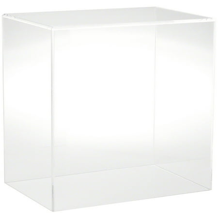 Plymor Clear Acrylic Display Case with No Base, 12" W x 8" D x 12" H