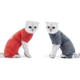 thumbnail image 2 of Pet Recovery Suit Four Legs Abdominal Wound Jacket for Cats, 2 of 5