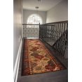 thumbnail image 1 of Custom Size Rug Runner Traditional Oriental Looks Bakhtiari Design Hotel Quality Cut To Size Canvas Backing Multi Colors Runner Rugs, Customize Length by Feet and 26" or 35" Width, 1 of 10