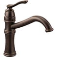 thumbnail image 2 of Moen 7240ORB Belfield Traditional One Handle High Arc Kitchen Faucet with Optional Deckplate Included, Oil Rubbed Bronze, 2 of 5