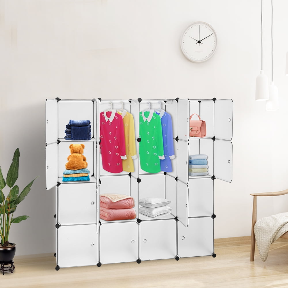 20 Storage Cube Organizer Plastic Cubby Shelving Drawer
