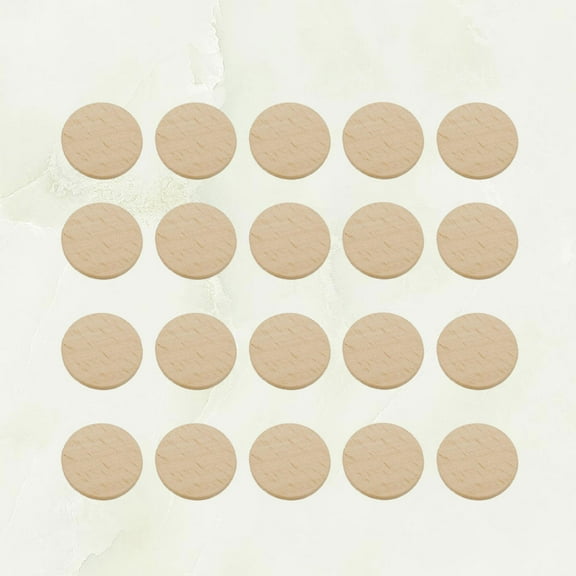 ELAYARD Round Unfinished Wood Discs for DIY Projects and Craft Making 50 Pcs