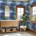 thumbnail image 4 of Peel and Stick Wallpaper Haunting Floral Scene Soft Pastel Twilight Wall Mural 23.6in x 9.8ft Self Adhesive Removable Wall Paper Renter Friendly Wallpaper for Nursery Bedroom Cabinets, 4 of 8
